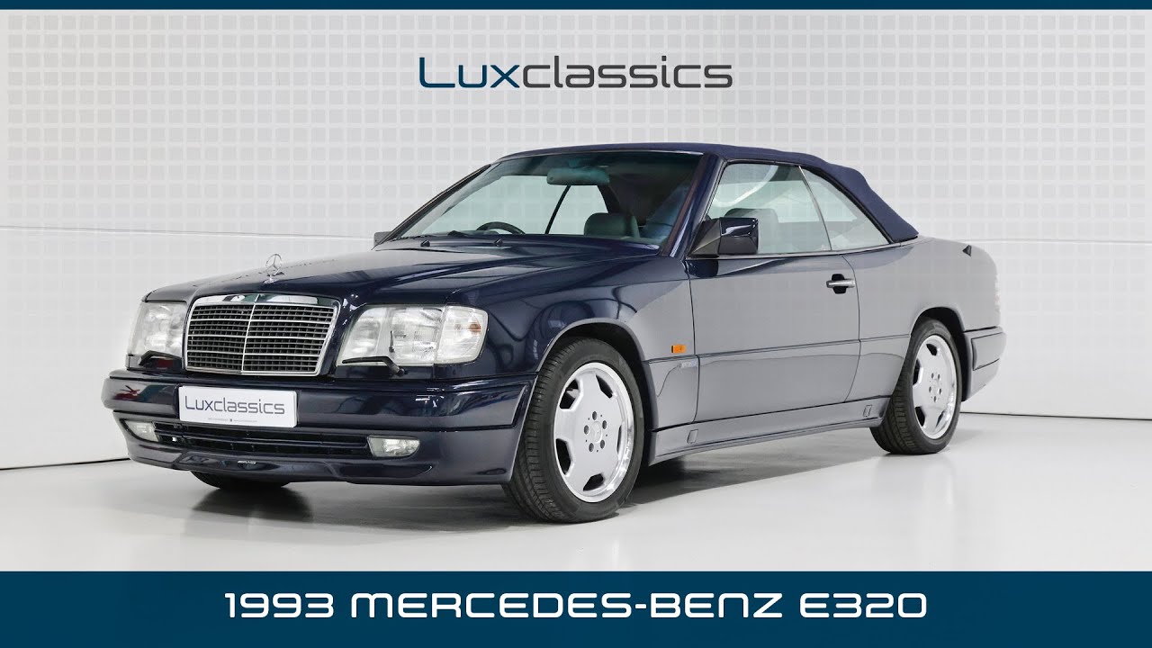 LUX CLASSICS 1993 MERCEDES BENZ E320 SPORTLINE CABRIOLET  - SOLD