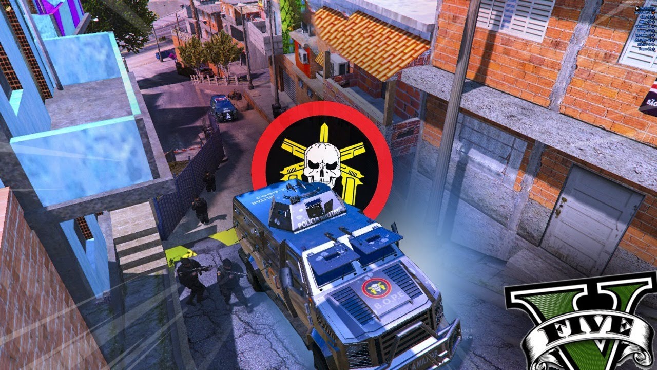GTA 5 RP - CAVEIRÃO DO BOPE EM OPERAÇÃO NA COMUNIDADE