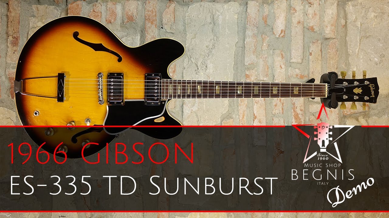 DEMO - 1966 GIBSON ES-335 TD Sunburst in Koch ClassicTone II +  @JRockettAudio ARCHER Select