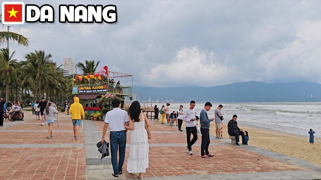 DA NANG VIETNAM - All My Khe Beach Walking Tour 4th February 2026 Real Beach Life & Travel Moments