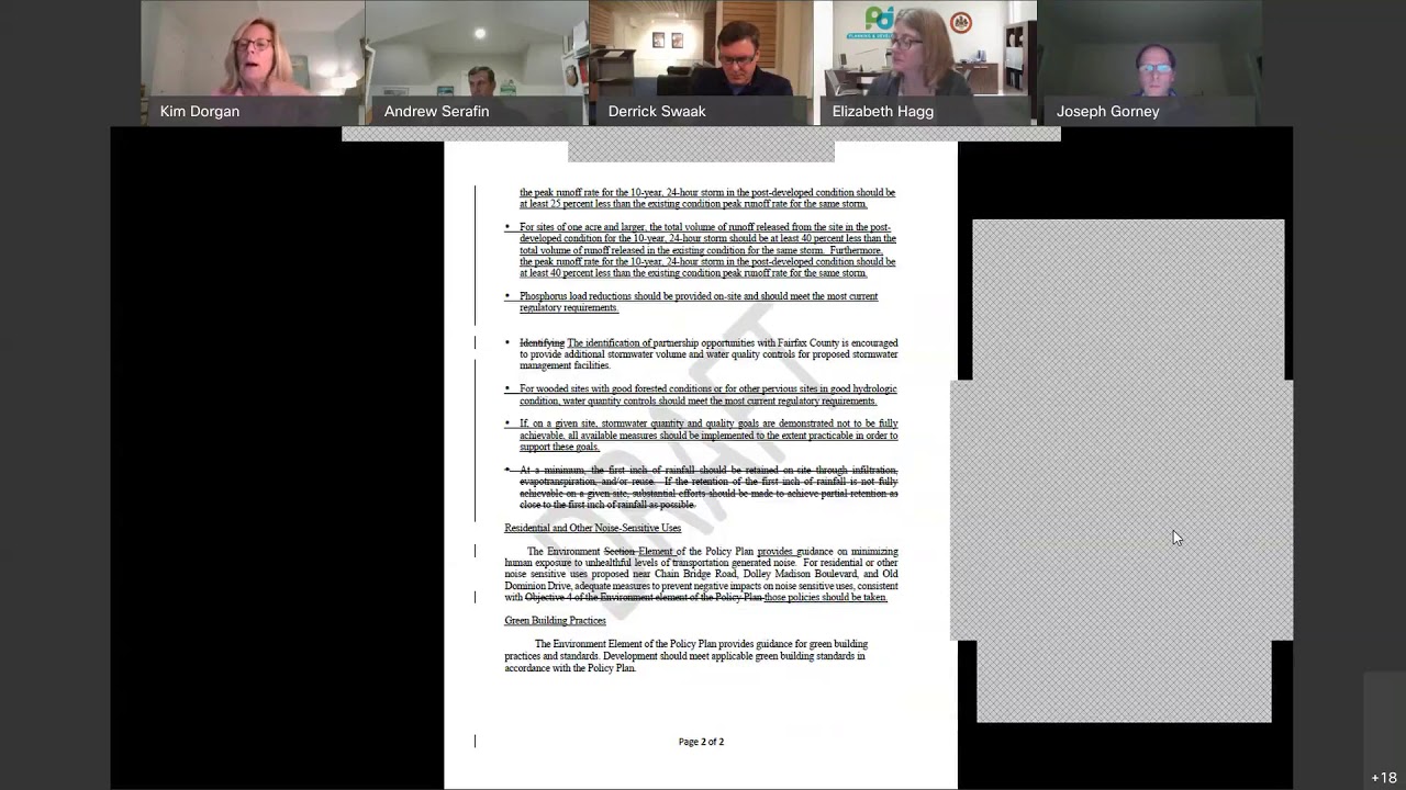 McLean CBC Task Force Virtual Meeting: Nov. 16, 2020
