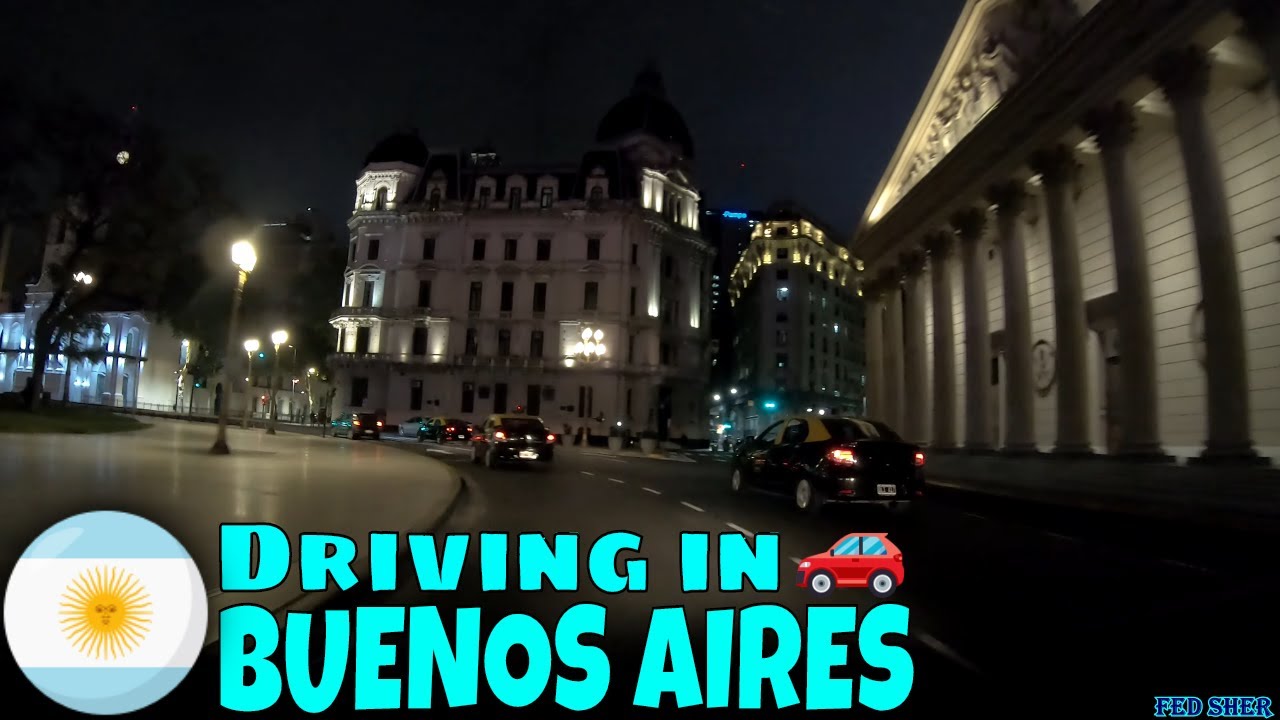 Driving in Buenos Aires | from Puerto Madero to Belgrano