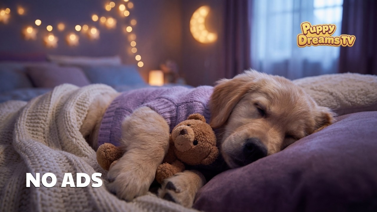 Dog Sleep Music 🐶 3 Hours Calming Bedtime Melodies for Anxious Puppies — Puppy Dreams TV