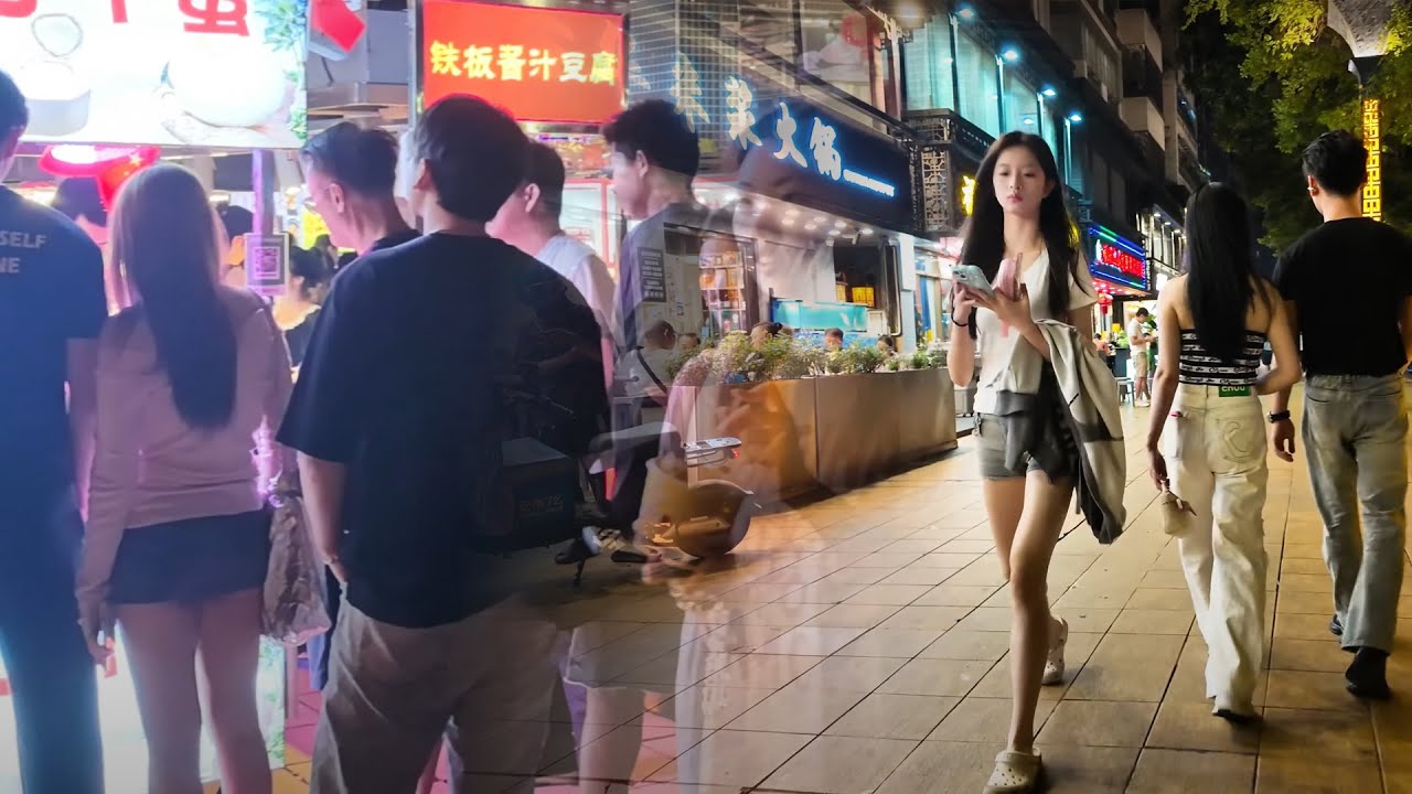 实拍深圳最富有的城中村皇岗水围村集市夜生活，曾经香港货柜车司机的温柔乡The richest urban village in Shenzhen#shenzhen#chinatravel #foods