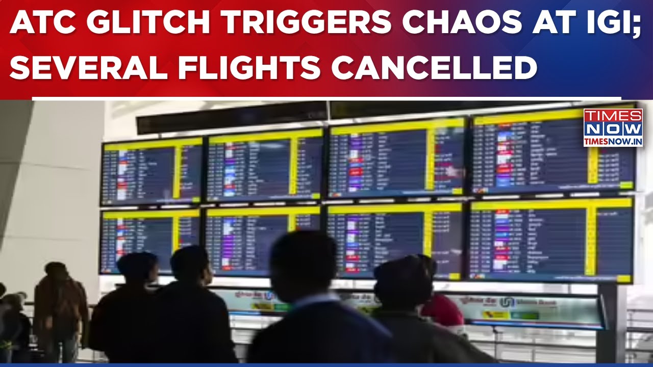 Delhi: Technical Glitch At IGI Airport Triggers Nationwide Flight Delays After ATC System Collapses