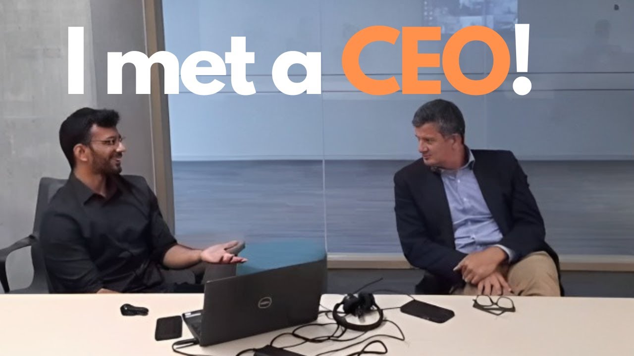 BIGGEST DAY OF MY LIFE : I MET CEO of @ThomsonReuters !