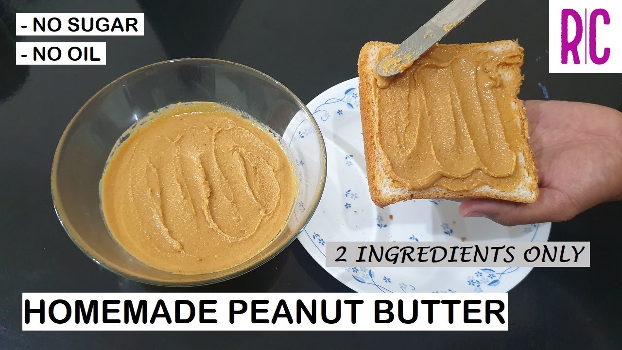 HOMEMADE PEANUT BUTTER | No Oil | No Sugar | 2-Ingredient Peanut Butter | Recel Creates