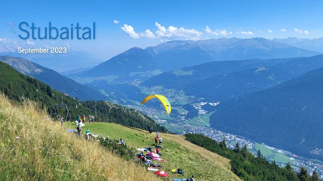 Stubaital 2023 (Flug zum Gletscher)