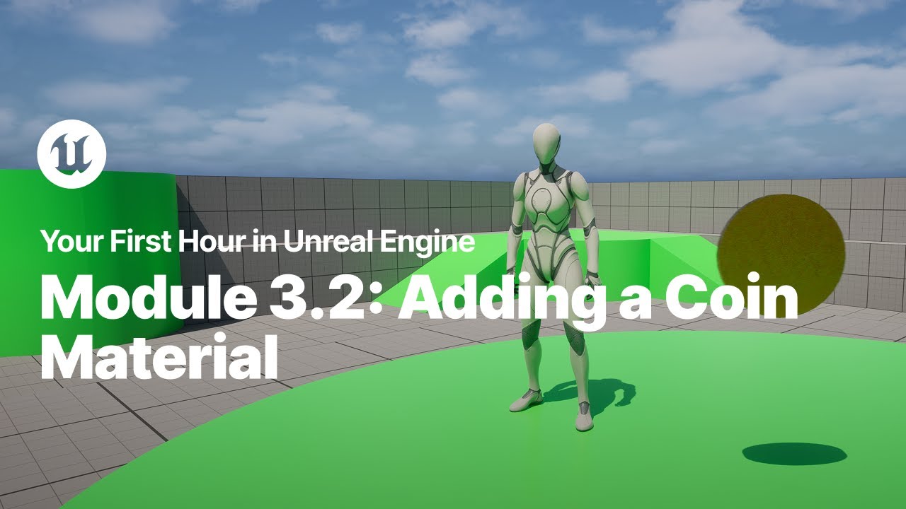 Adding a Coin Material in Unreal Engine