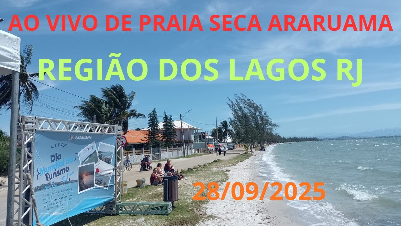 domingão pós dia mundial do turismo em praia seca Araruama-RJ