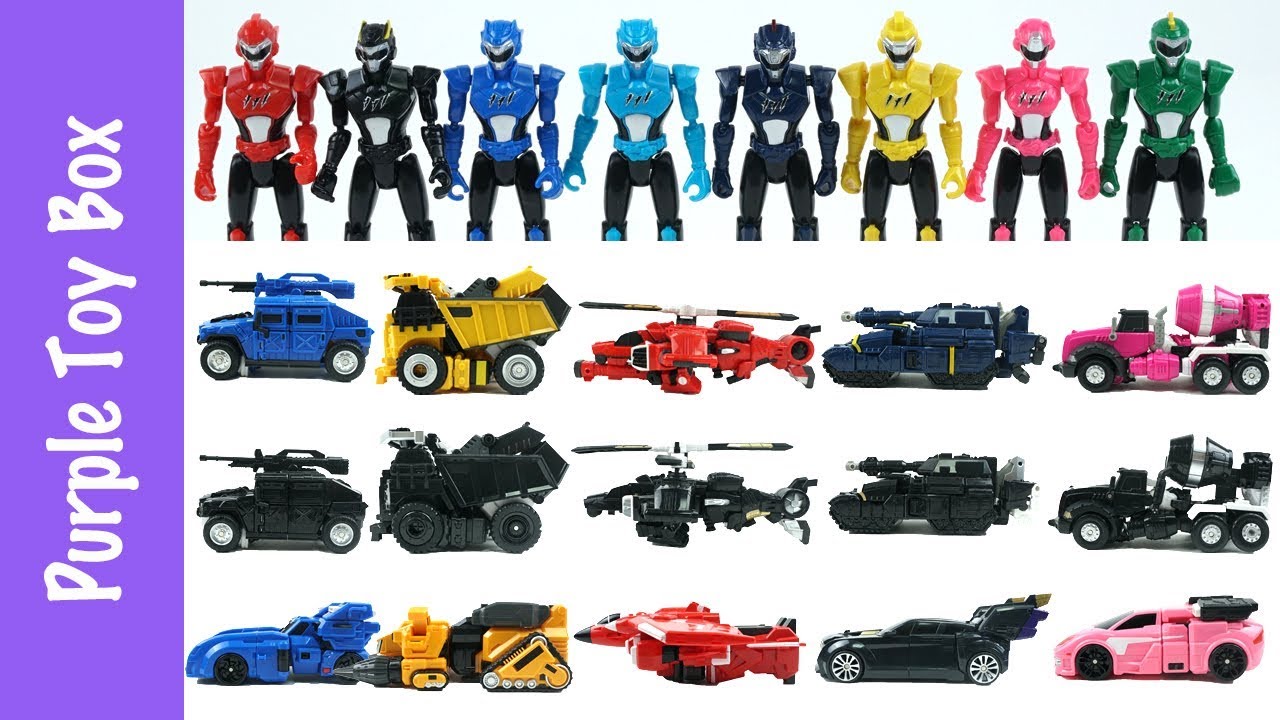 미니특공대 장난감 총모음 미니특공대X 슈퍼공룡파워 Mini Force Transformer Toys Collection