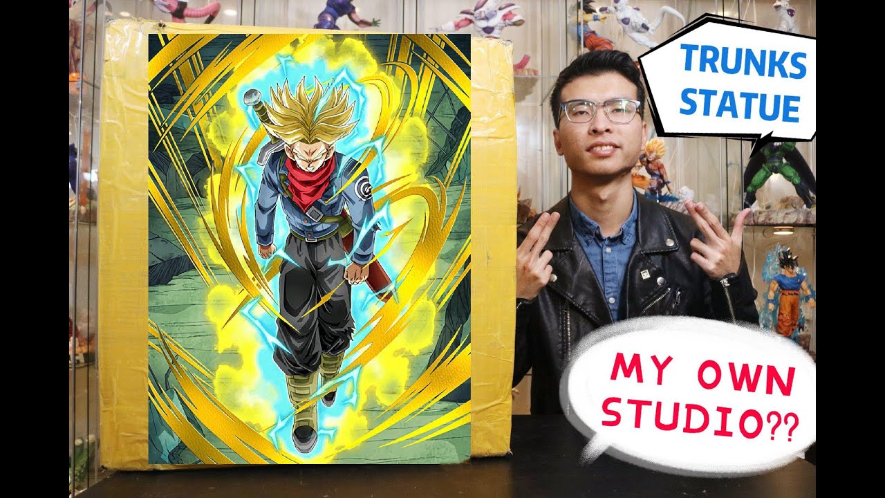 UNBOXING TRUNKS SUPER SAIYAN RAGE STATUE FROM DYNAMIC STUDIO.