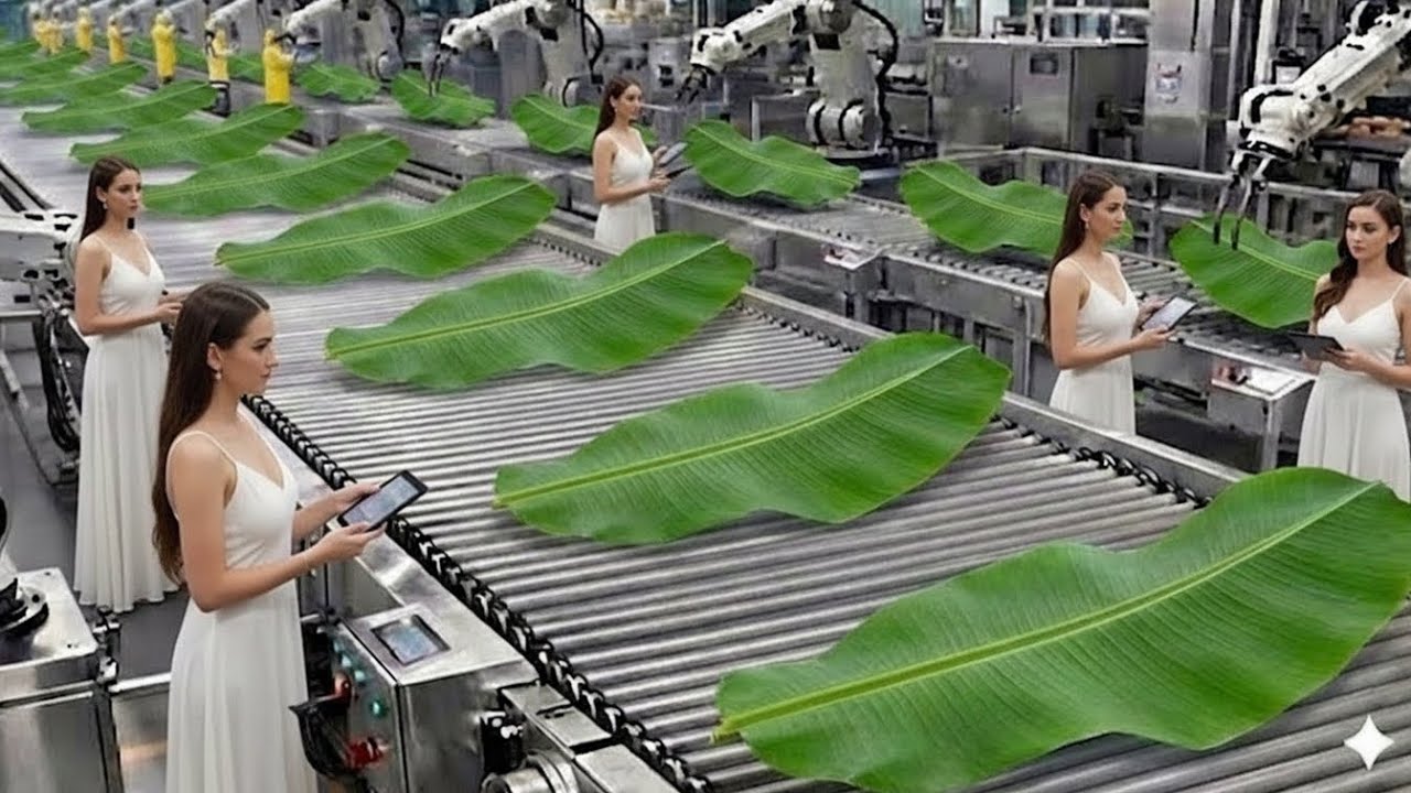 SOCK: Inside India's Largest And Most Technologically Advanced Banana Leaf Processing Plant.