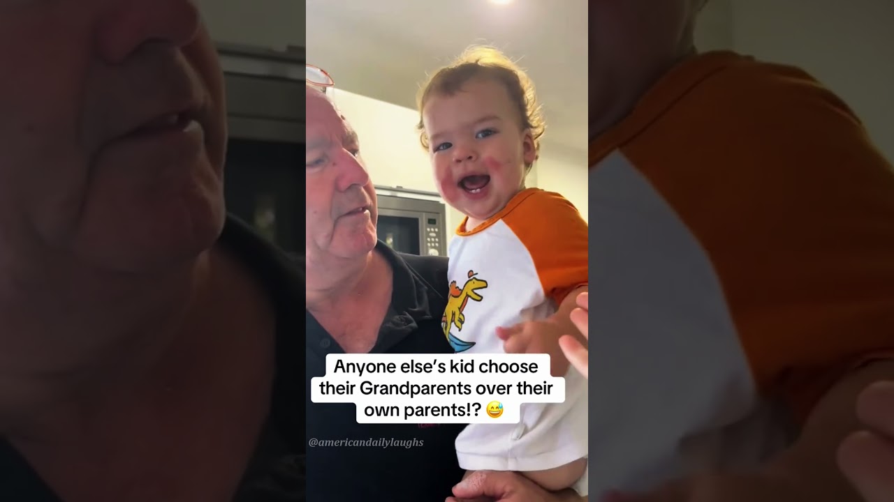 They love their grandparents ❤️❤️#kids#funny#fyp