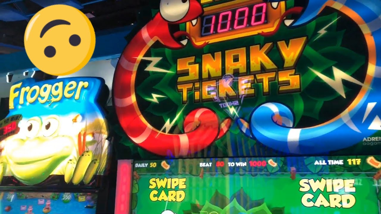 Snaky Tickets Arcade Ticket Redemption Game Jackpot