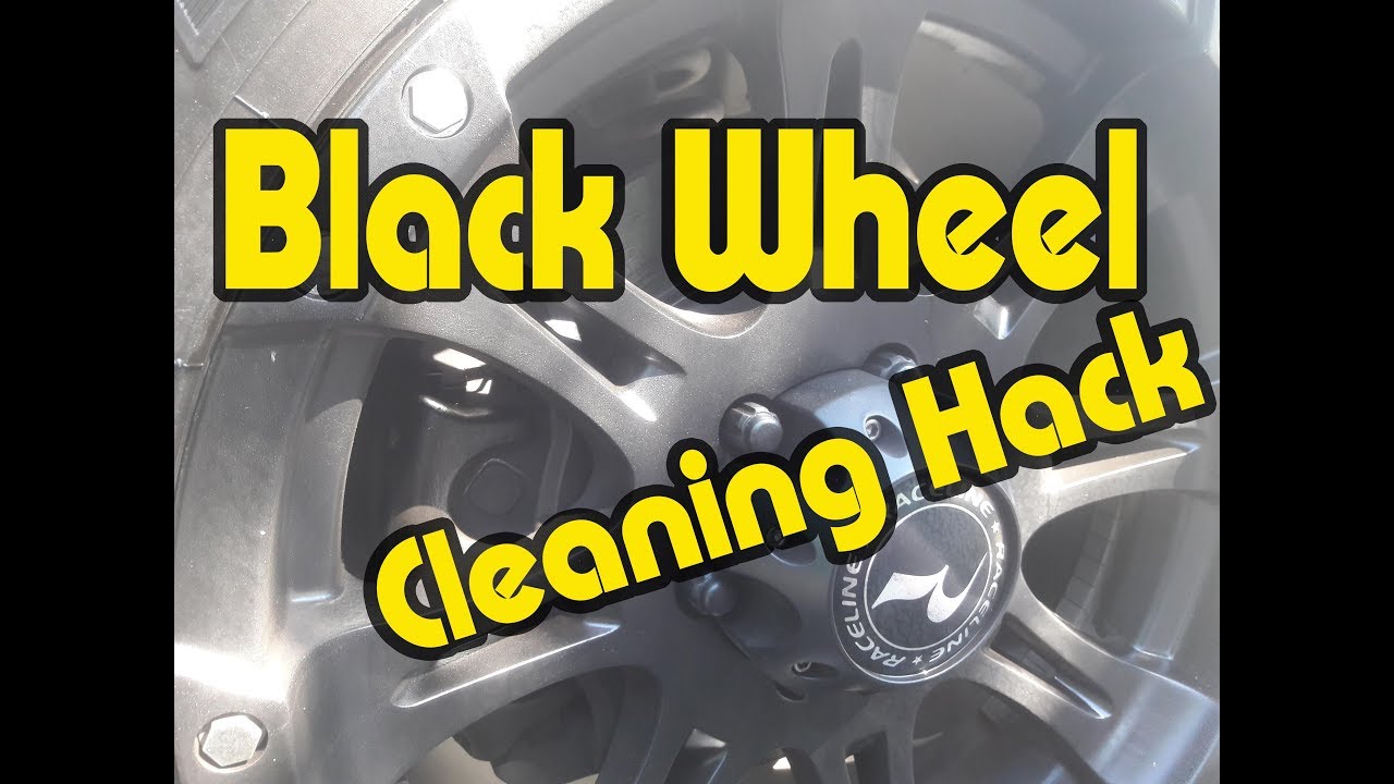 Amazingly Easy Cleaning Hack for black painted wheels
