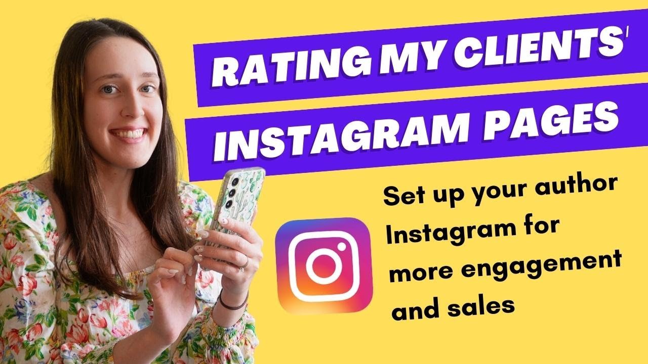 Don't make these author Instagram mistakes!