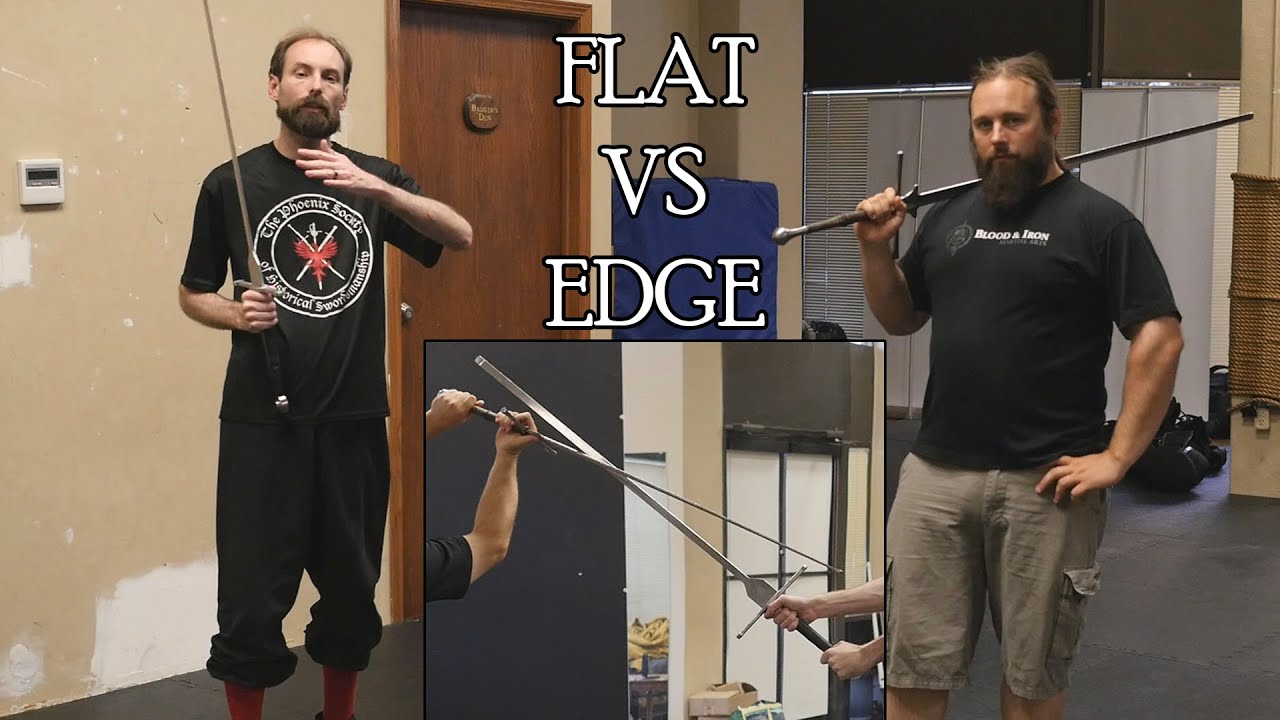 Parry with the flat or the edge of the sword? - Let's ask the pros!