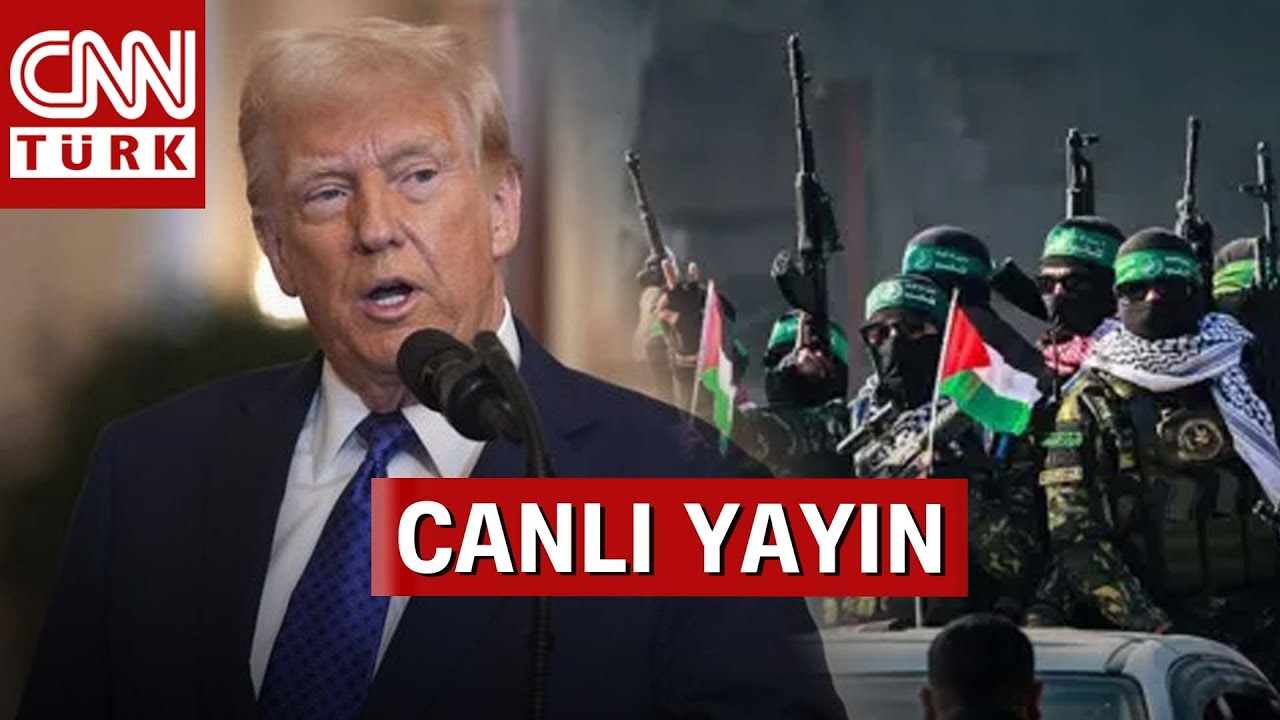 Trump-Hamas Kısmen Anlaştı! Trump'ın Cevabı CNN TÜRK'te! #CANLI
