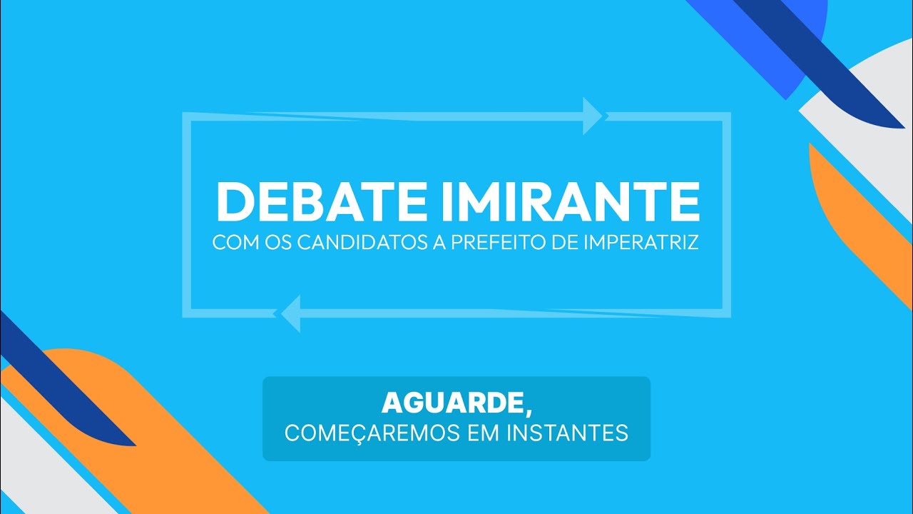 Debate Imirante: Rildo Amaral e Mariana Carvalho em confronto de ideias