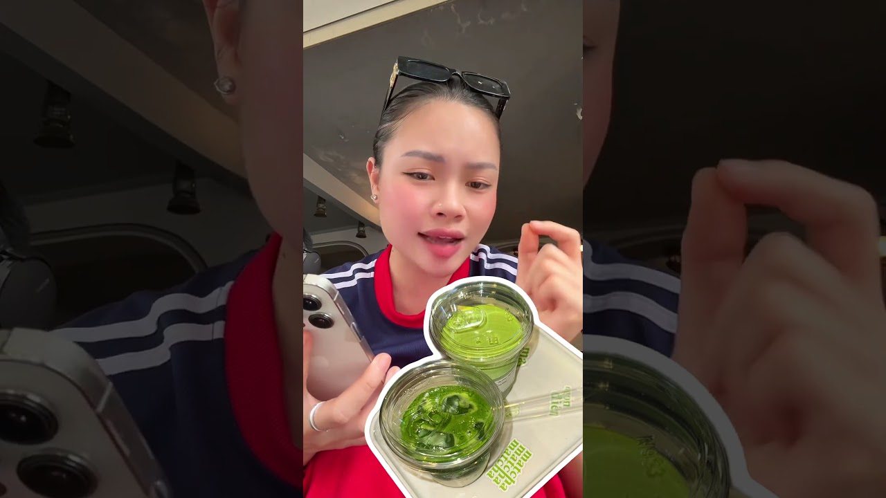 ĐU TREND: ĐẢO MATCHA: N&oacute;i chung l&agrave; uống thử cho biết trend 🍵 #reels #xuhuong #food #tiktok