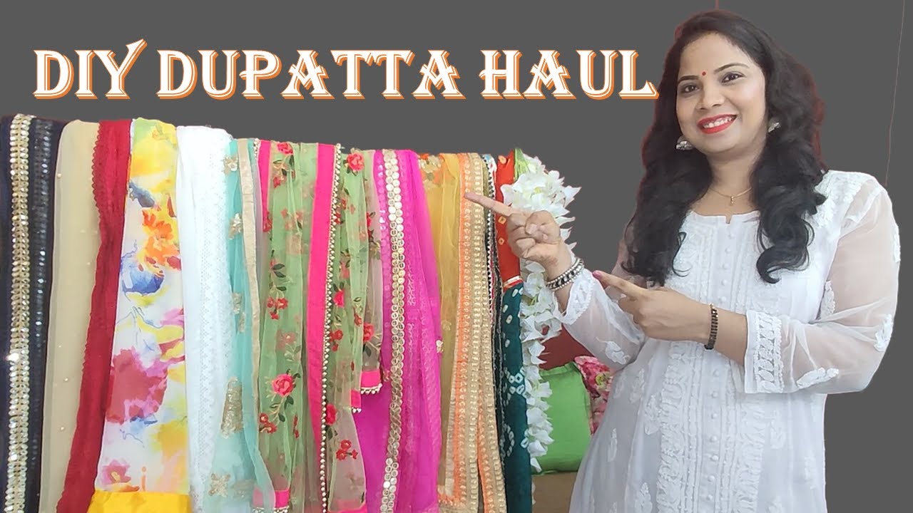 Designer Dupatta Collection 2021 || किसी के पास नहीं मिलेंगे ऐसे  डिज़ाइनर  दुपट्टे | My Own Creation