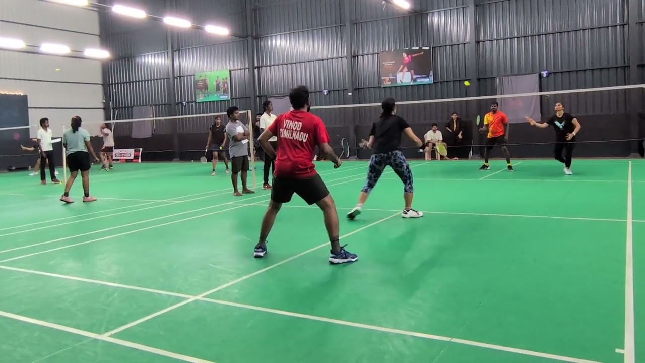 35+open Mixed doubles winner 🏆 hari&priya Runner -Vinod&Suba 🏆 21-19 points 
