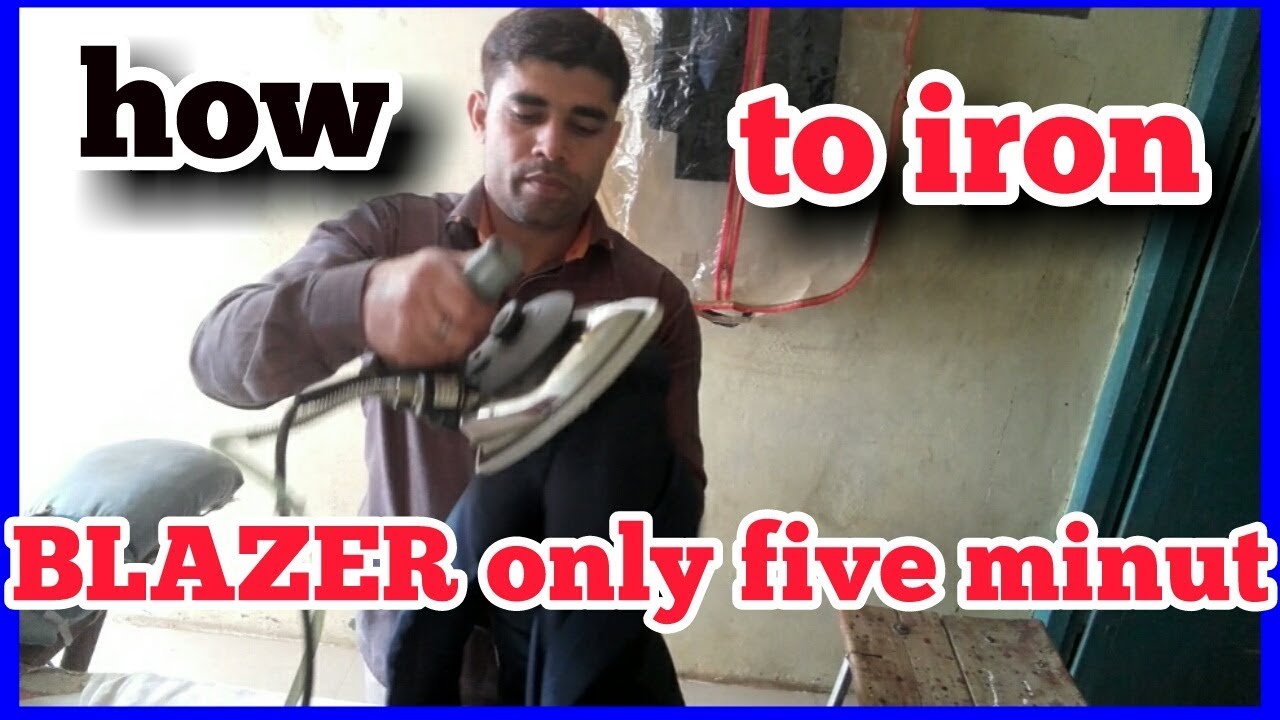 how to blazer steam ironing only five minut DEMONSTRATION blazer ironing  full prosess