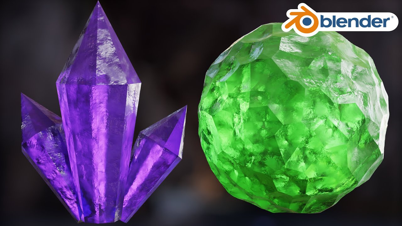 Procedural Crystal Material (Blender Tutorial)