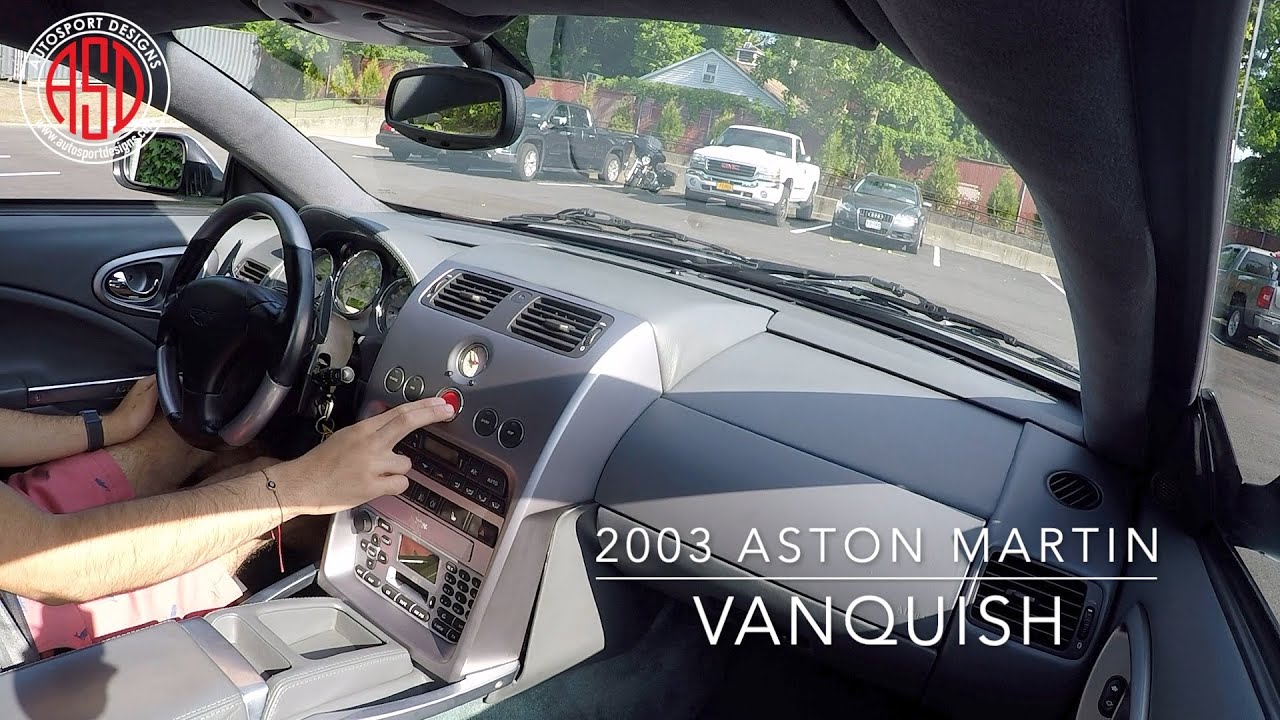 2003 Aston Martin Vanquish - Uncut Driving Video