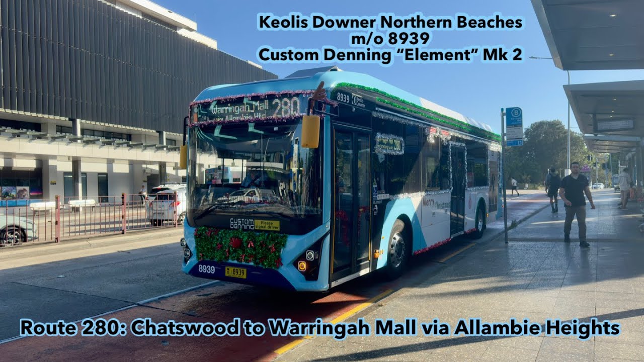 Keolis Downer m/o 8939 - Custom Denning “Element” Mk 2 - Christmas Bus