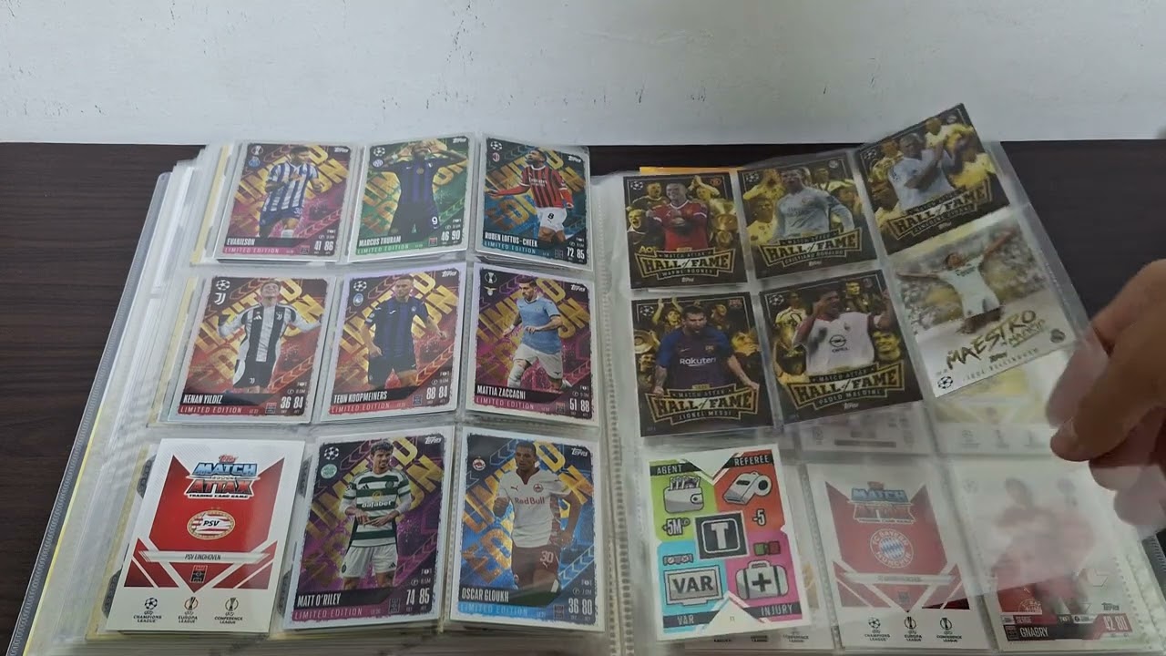 Match attax 24/25 Binder update (November)