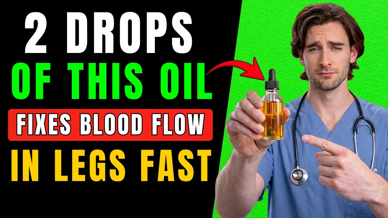 Seniors! This 1 Oil Improves Blood Flow in Your Legs FAST | Reduce Leg Pain, Swelling
