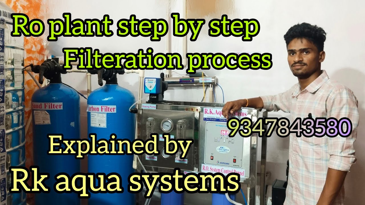 RO water plant process explained by RK AQUA SYSTEMS