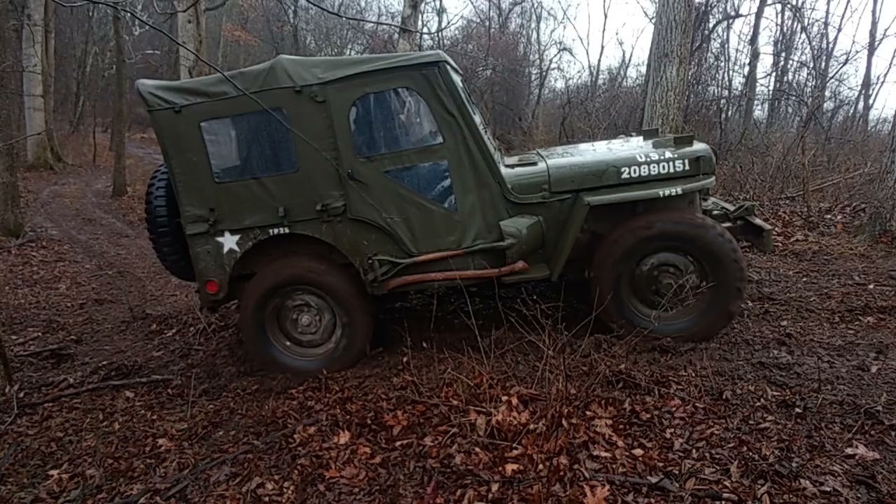Mudy hill climb in M38