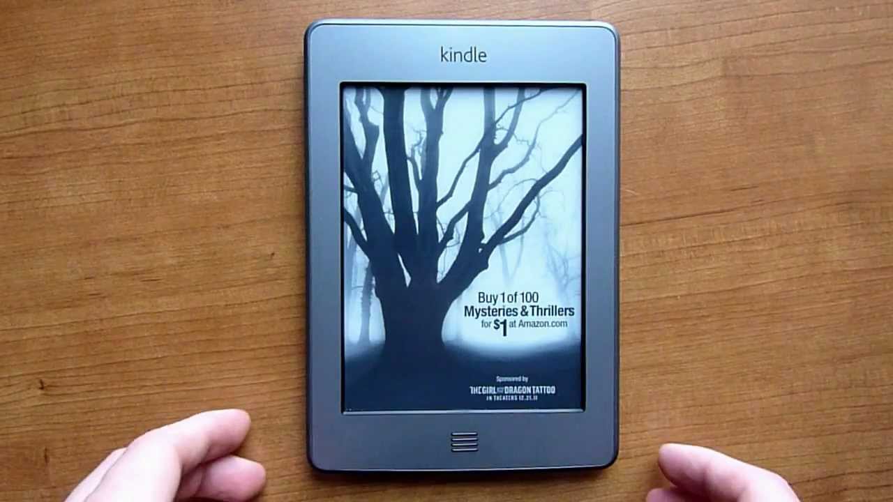 Электронная книга Amazon Kindle Touch - видео обзор