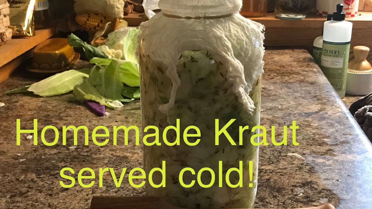 Let&rsquo;s talk about &ldquo;Cold Kraut&rdquo; Homemade sauerkraut with Caraway seeds