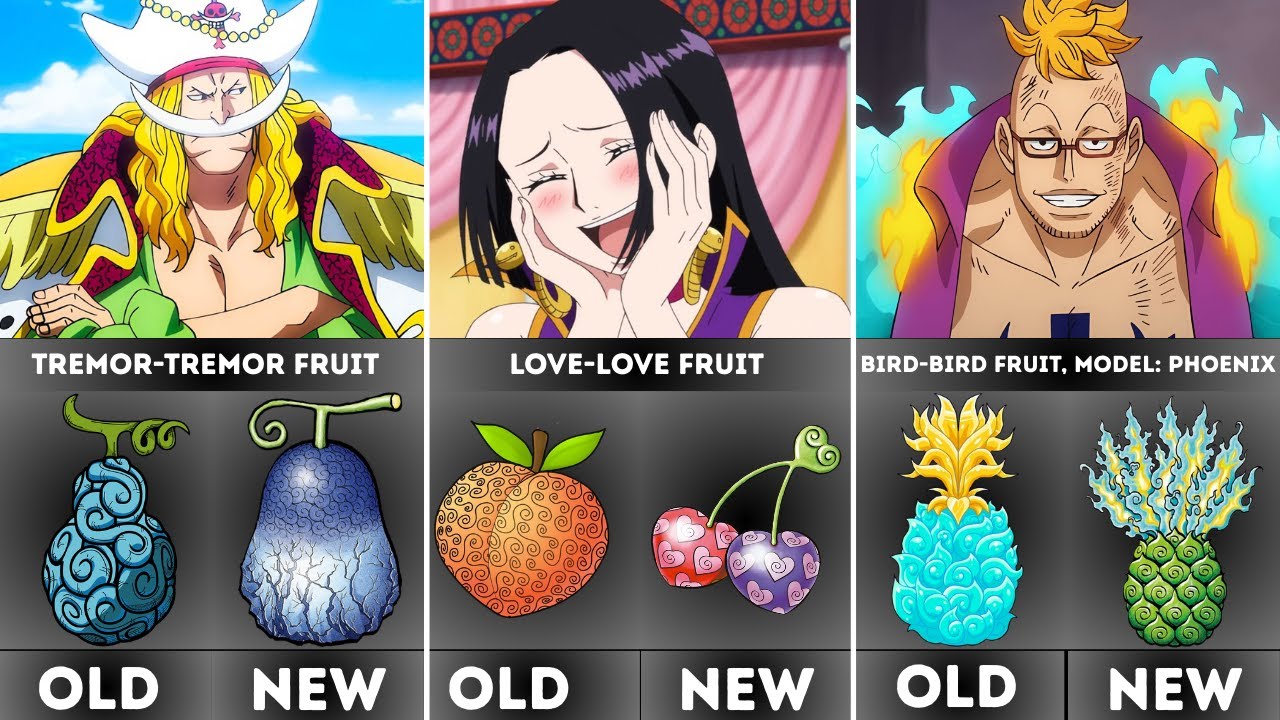 Old Vs New Devil Fruit Designs | One Piece