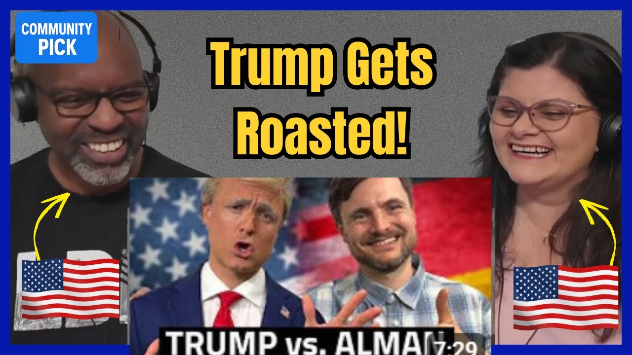 Americans React to ALMAN vs Trump - HILARIOUS Trump impersonation!