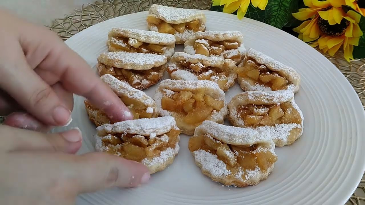 Galletas Rellenas de Manzana 🍎💞
