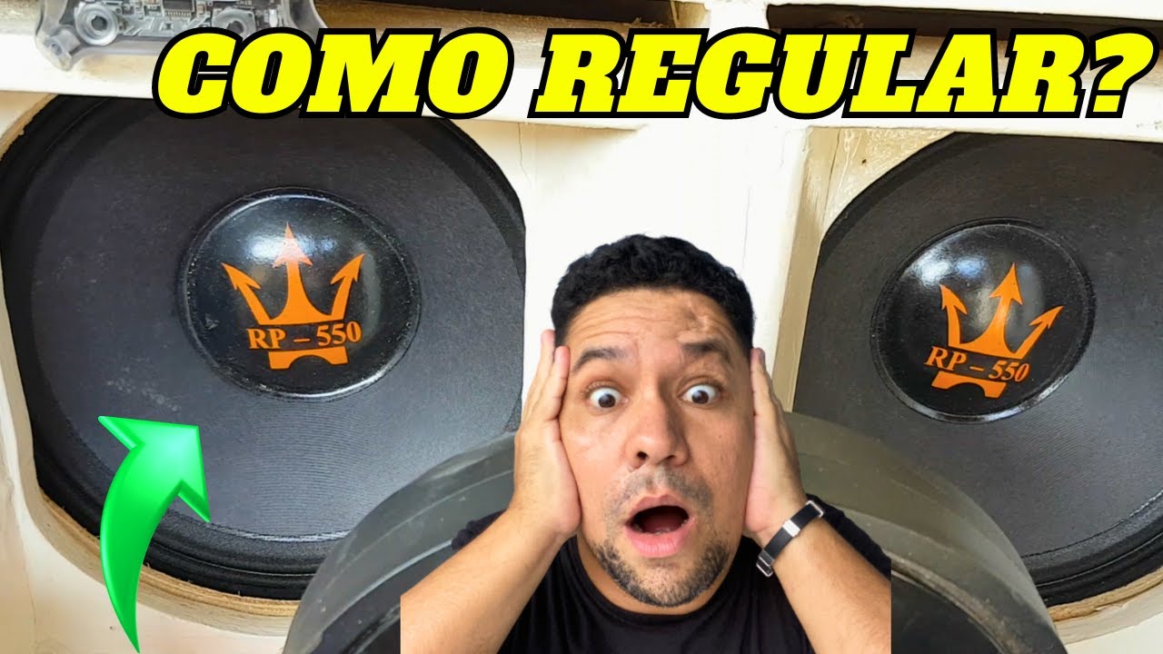 ⚠️como regular medio grave Magnum Rex Power 550 rms