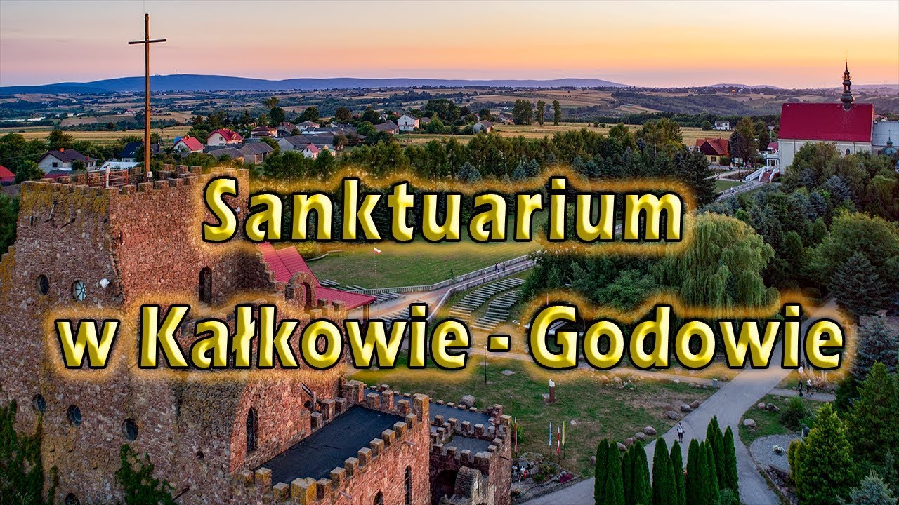 Sanktuarium w Kałkowie - Godowie z lotu ptaka [4K]