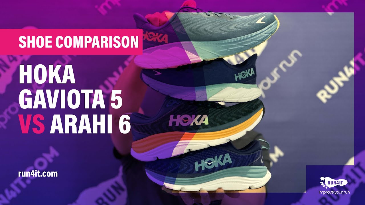 HOKA Arahi против Gaviota — какой выбрать?