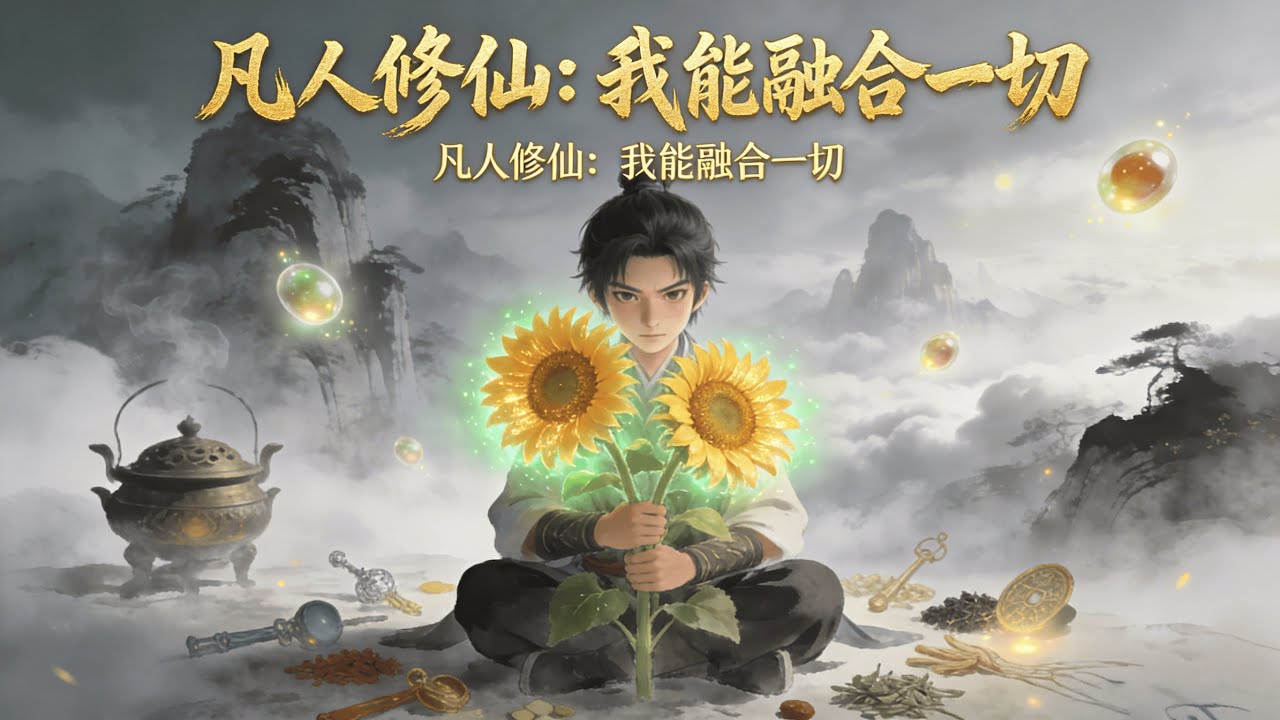 一口氣看完💥【凡人修仙：我能融合一切】EP1-511，懵懂少年身懷雙頭向日葵，能融合萬物、倍增品質，以廢丹為寶，自製極品法器，踏仙途逆天改命，終成掌雲羊的拏雲仙！