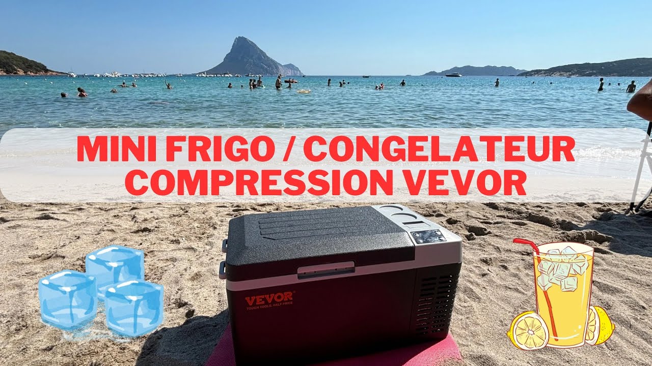 Idéal pour #vanlife et #camping, mini frigo à compression #vevor