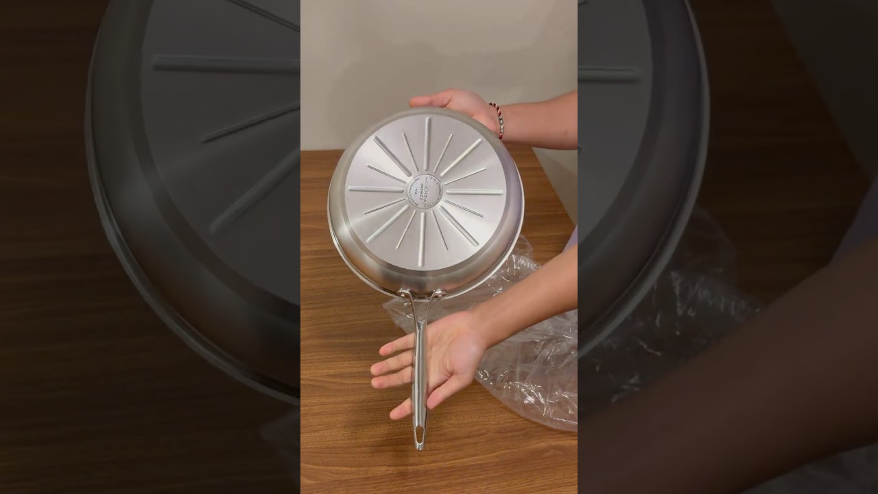 UNBOXING Scanpan Impact Stainless Steel Frypan 28cm #unboxing #stainlesssteel #cookware