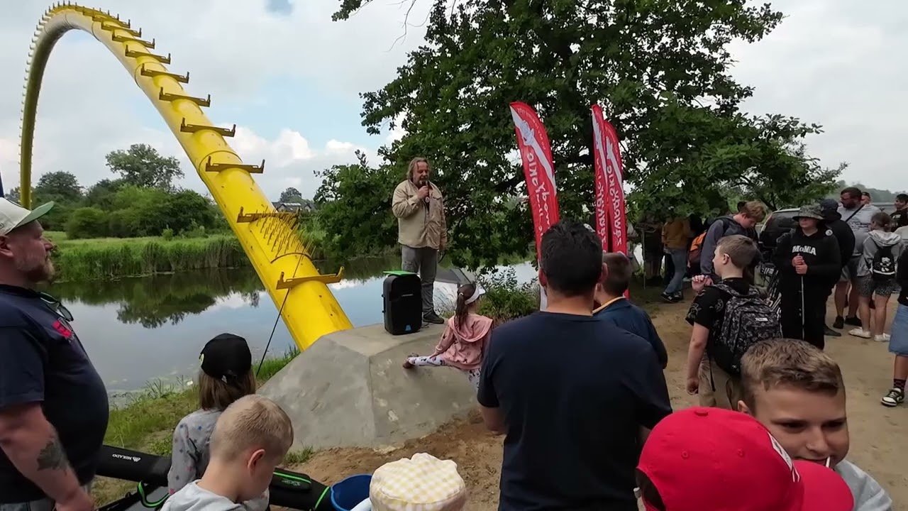 Zawody na kanale Żerańskim Dzień Dziecka Super Piknik Wędkarski