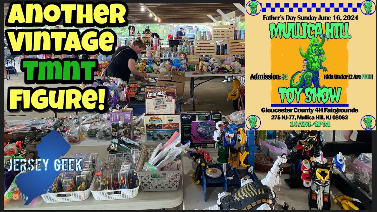 THIS Father’s Day TOY SHOW Keeps GROWING! | Mullica Hill Toy Show | Vintage Toy Hunting!