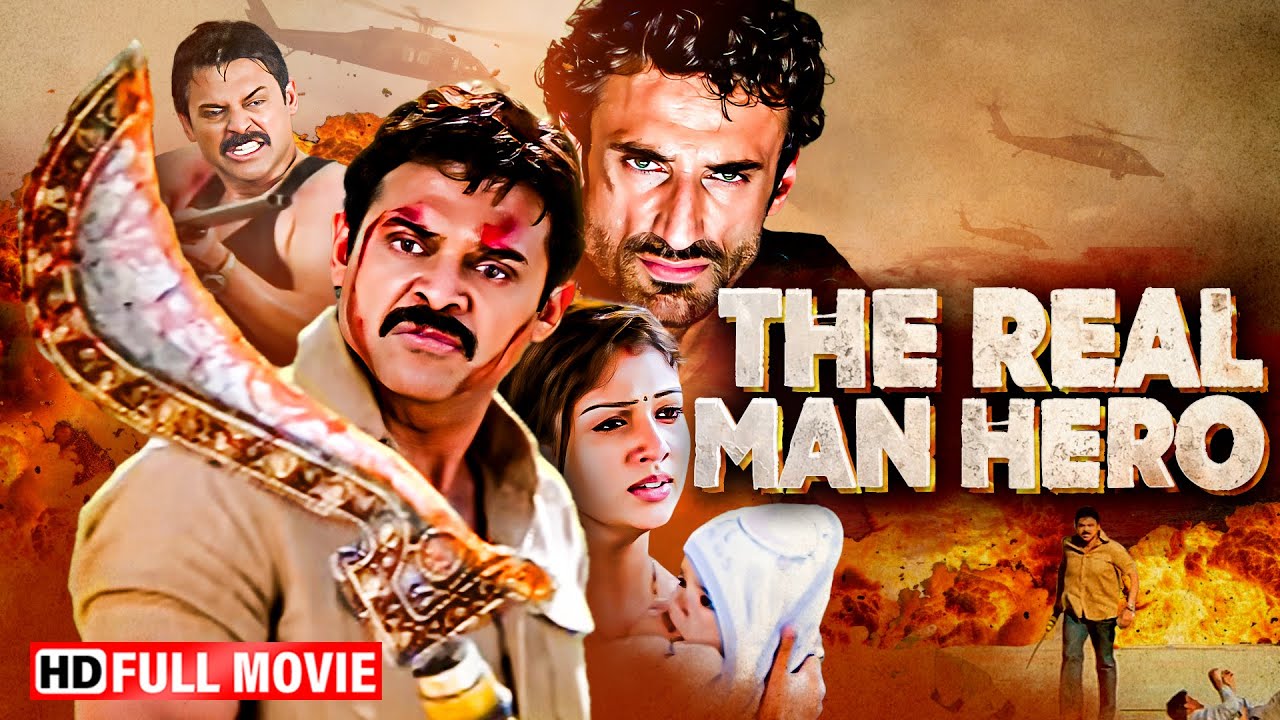 The Real Man Hero | Venkatesh, Nayanthara, Ramya Krishnan |South Indian Action Movies Dubbed in Hind