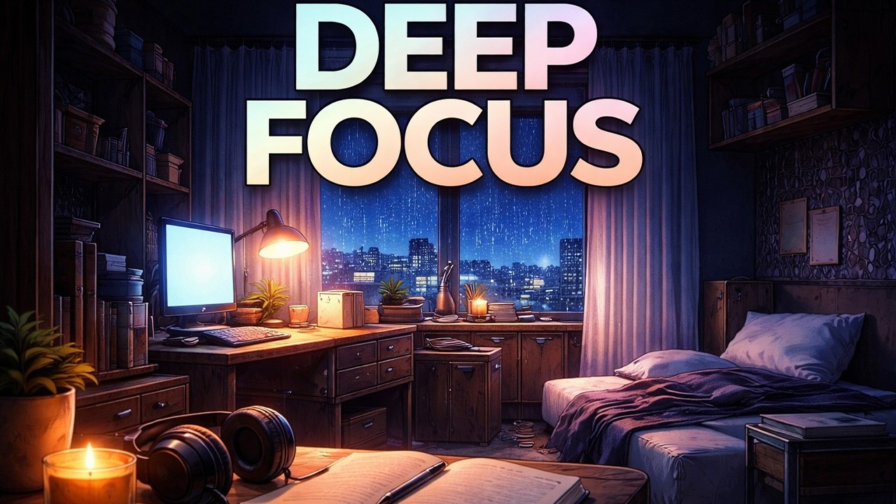 Feel Positive & Peaceful | 8 Hours of Calm Lofi Music for Study & Relax